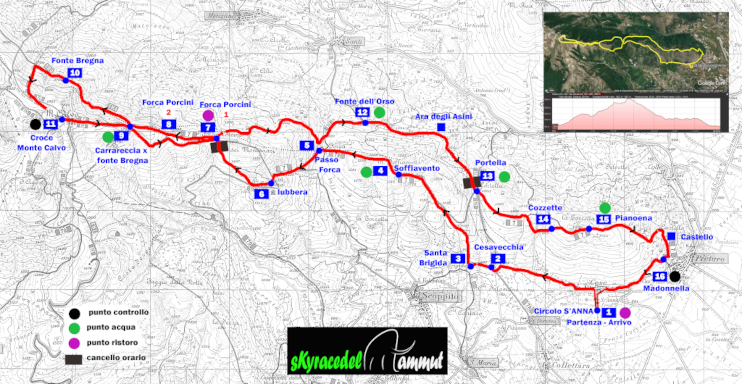 Tracciato Skyrace 2025